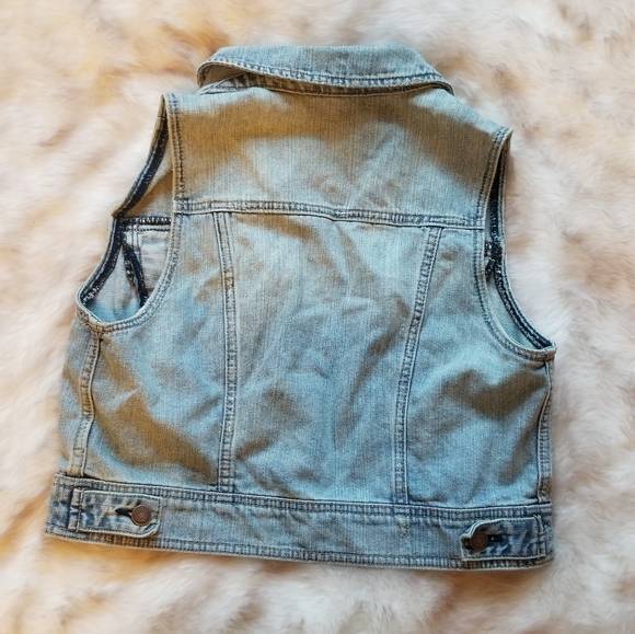 American Eagle Denim Vest size M - Picture 3 of 3